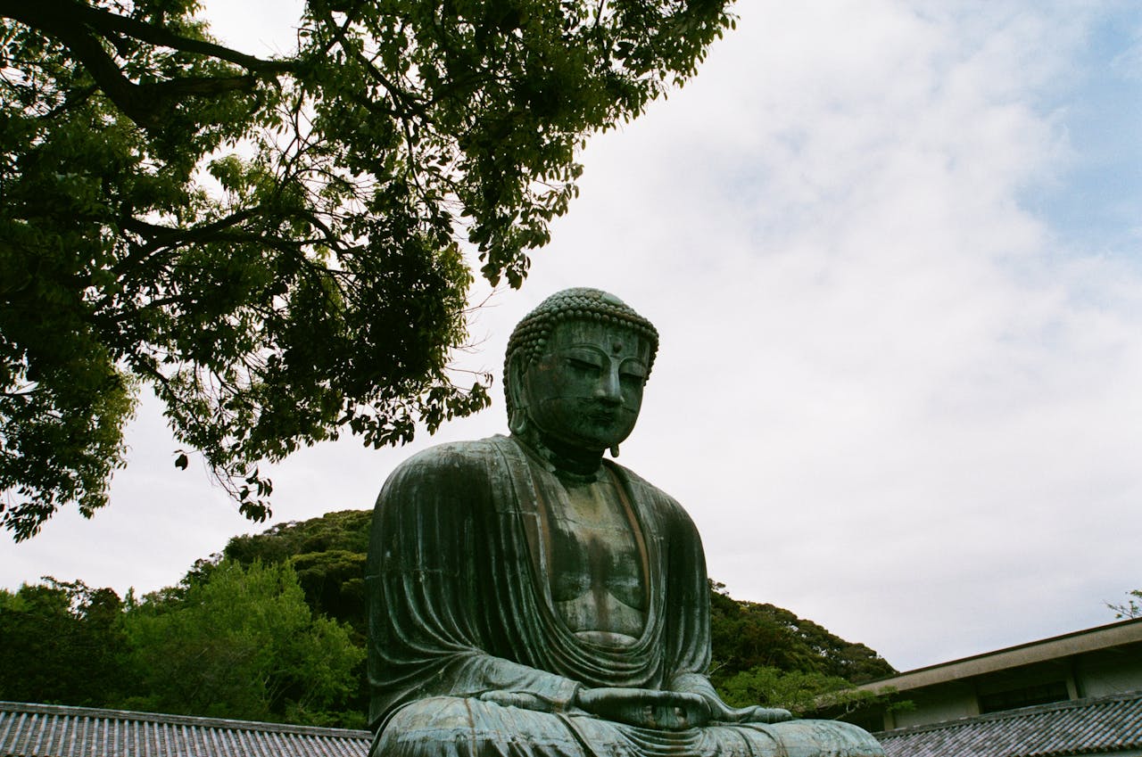 Great Buddha di Kamakura, Prefektur Kanagawa, Jepang. 