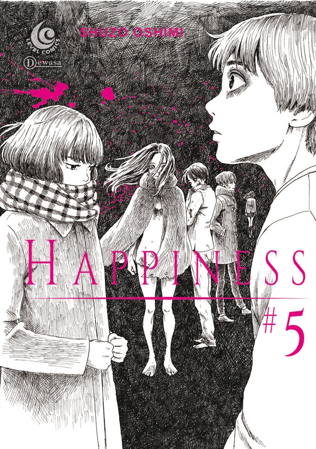 Komik horor Jepang berjudul Level Comic: Happiness 05 karya Shuzo Oshimi. (DOK. GRAMEDIA.COM)