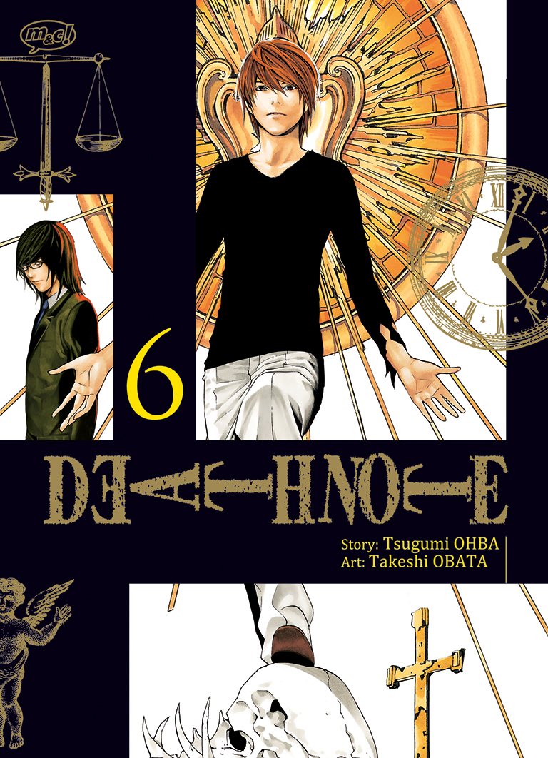 Komik horor Jepang berjudul Death Note - New Edition 06 karya Tsugumi Ohba dan Takeshi Obata. (DOK. GRAMEDIA.COM)