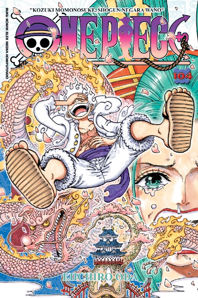 Cover komik One Piece 104. (DOK. GRAMEDIA.COM)