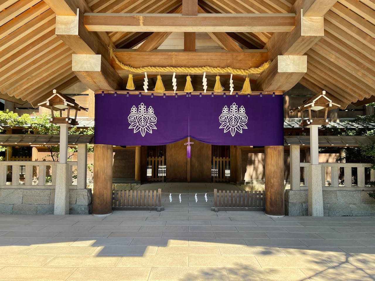 Kuil Atsuta di Nagoya, Prefektur Aichi, Jepang. 