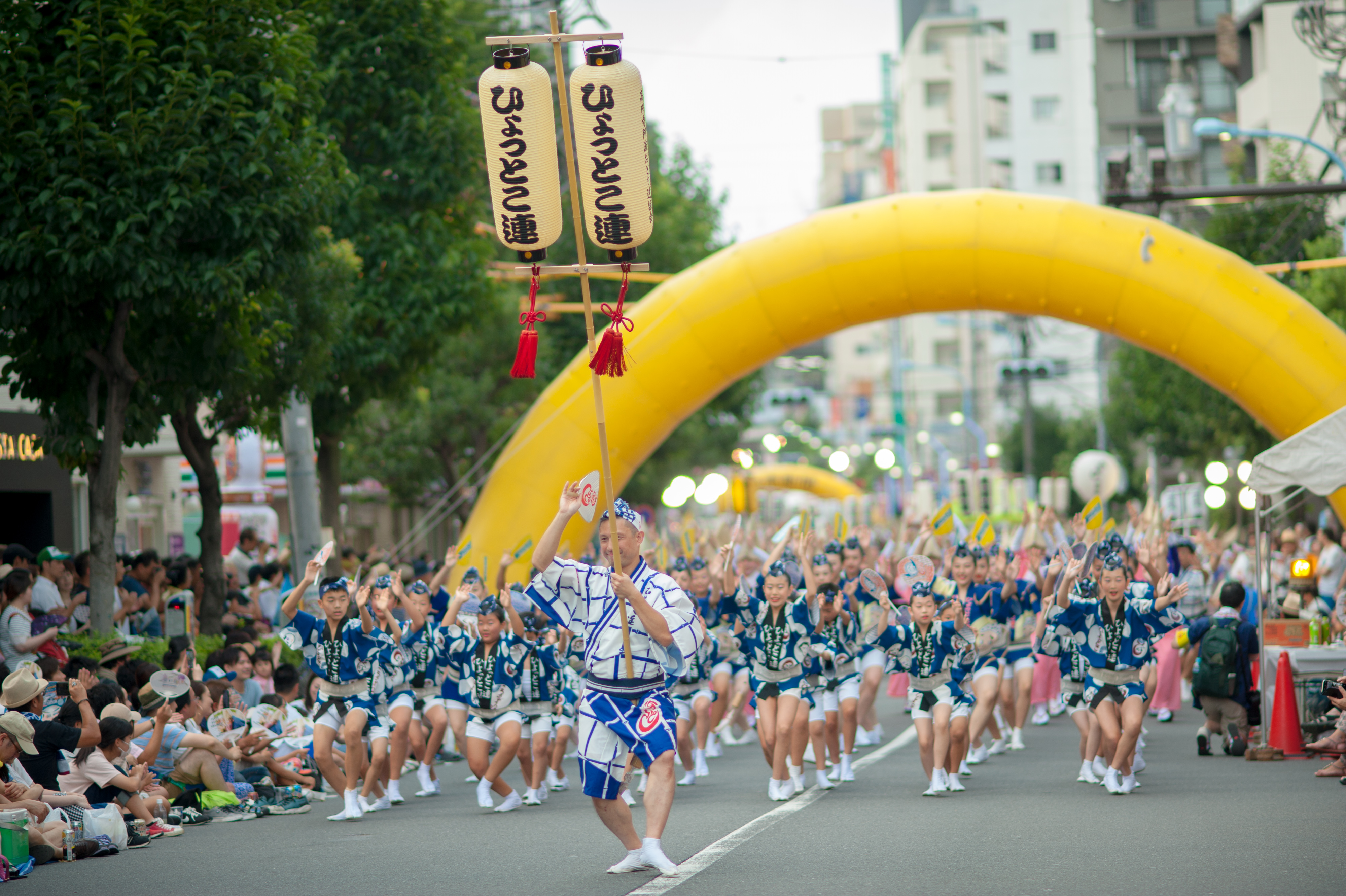 Awa Odori atau Tarian Awa dari Tokushima, Prefektur Tokushima, Jepang. (KARAKSA MEDIA PARTNER)