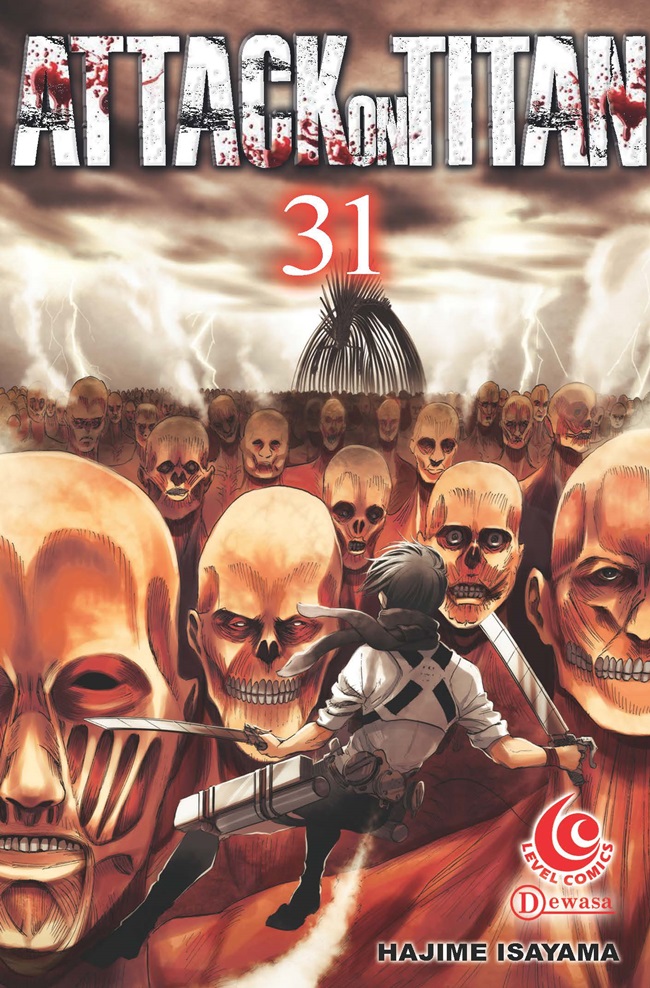 Manga atau komik Jepang Attack On Titan 31. (DOK. GRAMEDIA.COM)