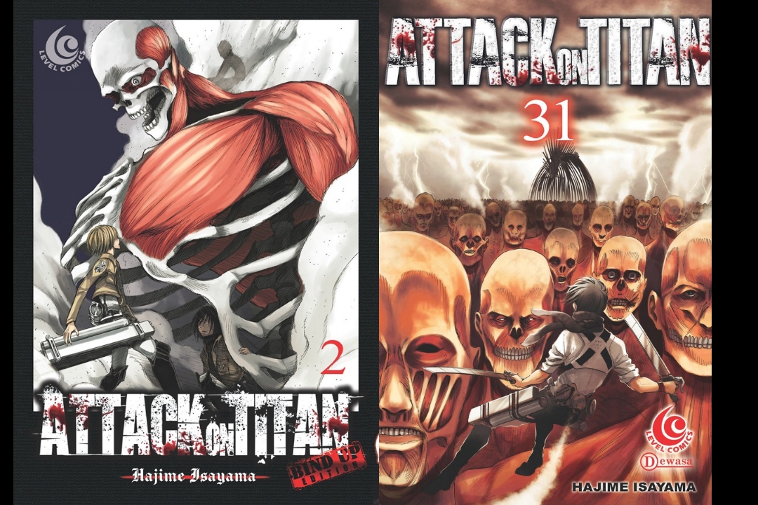 Manga Attack On Titan terpopuler minggu ini. (DOK. GRAMEDIA.COM)