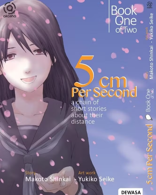 5 Centimeters per Second (Byousoku 5 Centimeter) karya Makoto Shinkai. (GRAMEDIA.COM/M&C!)