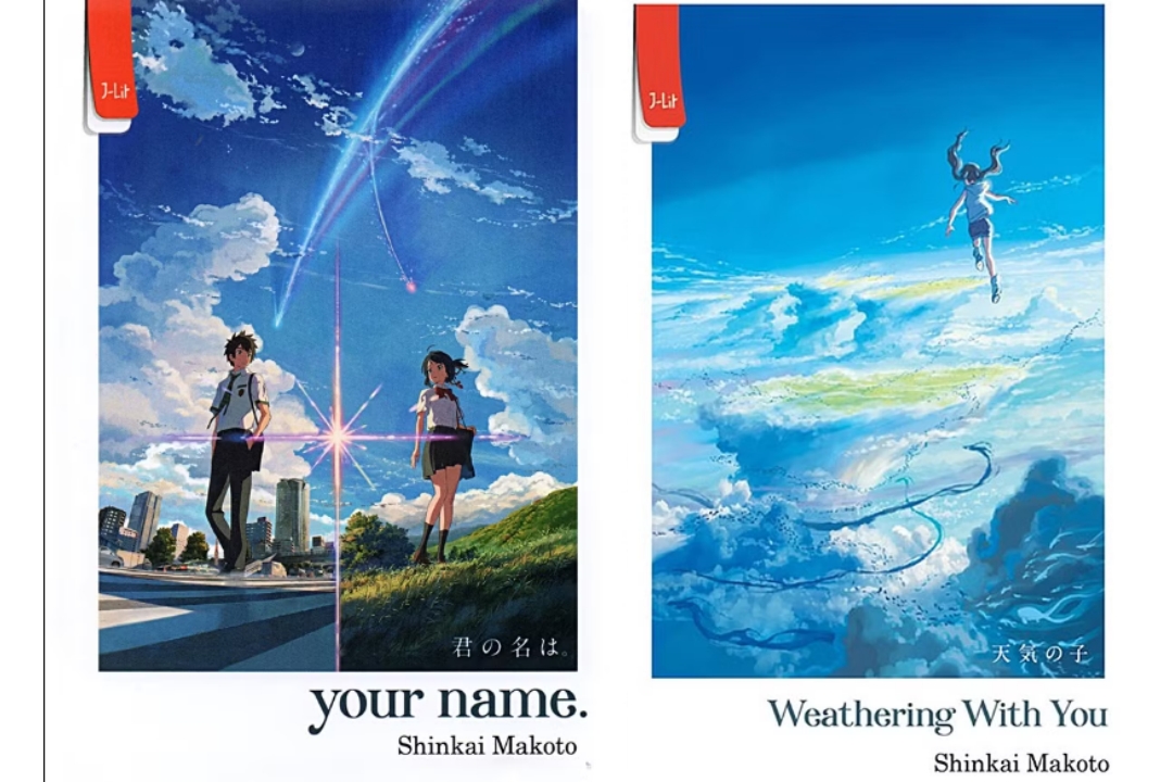 Manga Your Name dan Weathering With You karya Makoto Shinkai. (GRAMEDIA.COM/PENERBIT HARU)