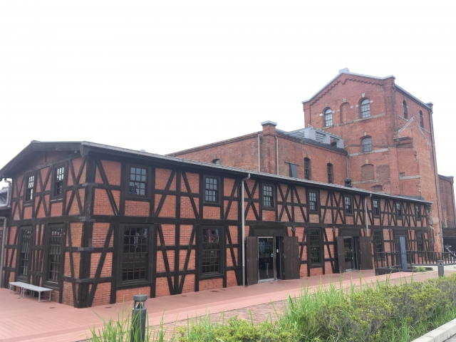 Handa Red Brick Building di Kota Aichi, Prefektur Nagoya, Jepang.