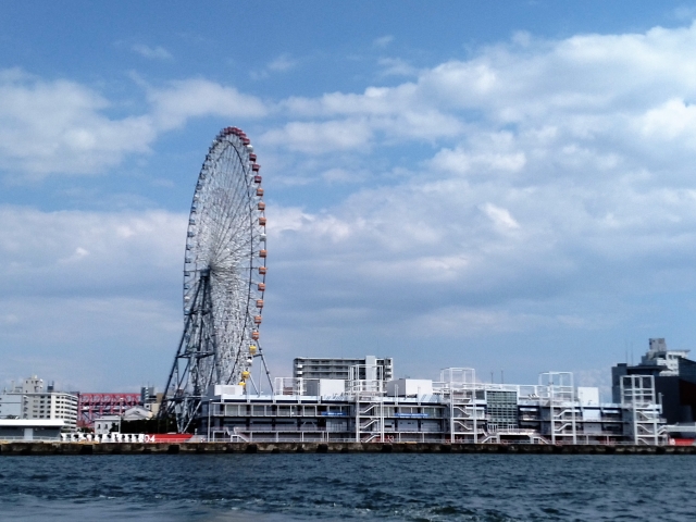 Tempozan Harbor Village di Osaka, Jepang.