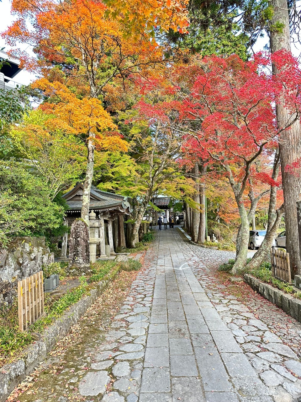 Choan-ji atau Kuil Choan, tempat wisata musim gugur di Hakone, Jepang. 