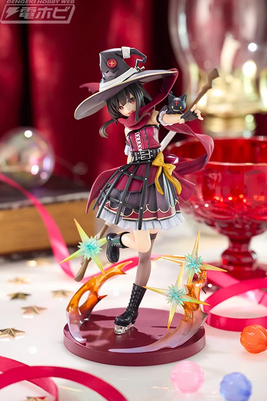 Action figure Megumin dari anime KonoSuba.