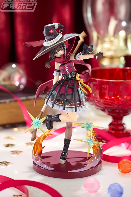 Action figure Megumin dari anime KonoSuba.