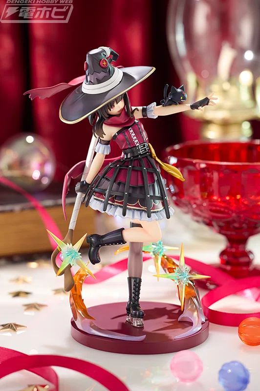 Action figure Megumin dari anime KonoSuba.