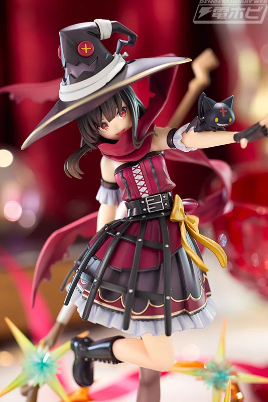 Action figure Megumin dari anime KonoSuba.