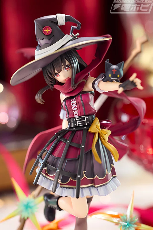 Action figure Megumin dari anime KonoSuba.