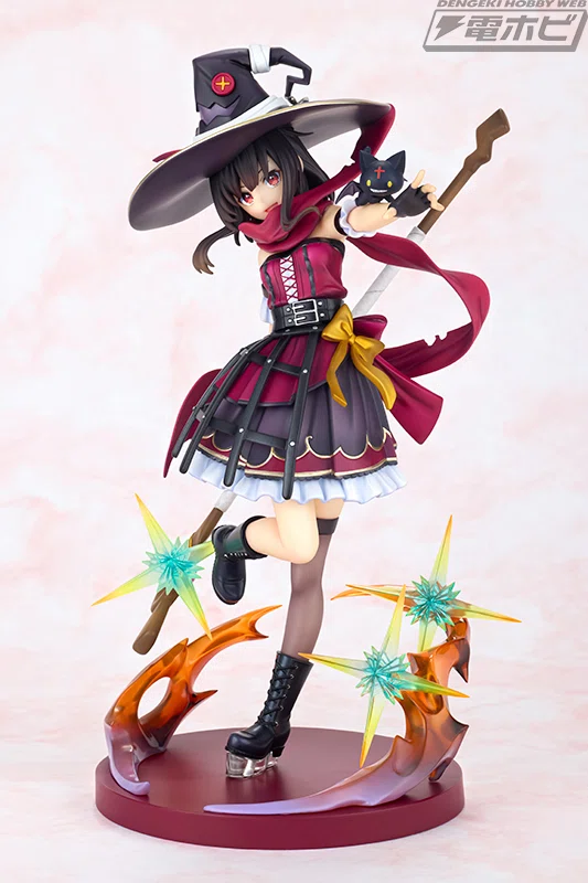 Action figure Megumin dari anime KonoSuba.