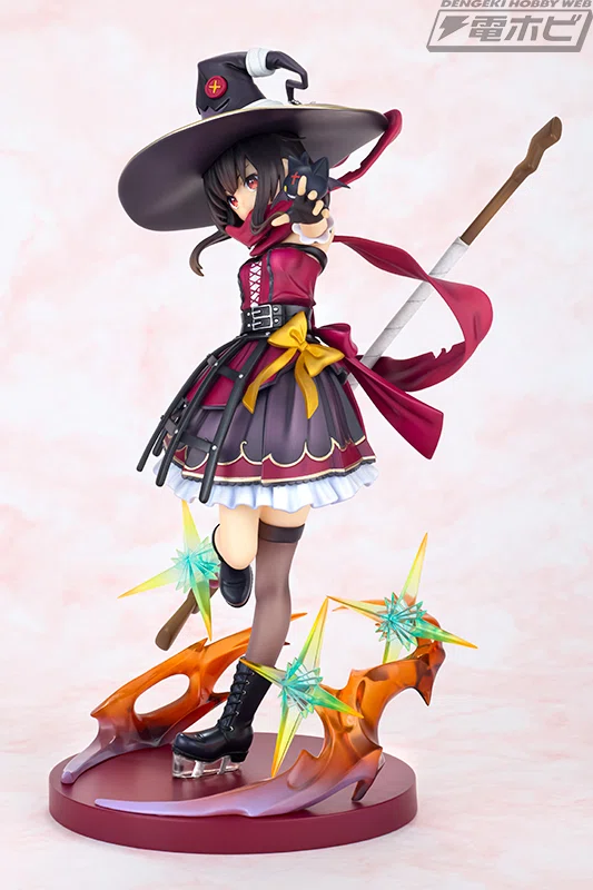 Action figure Megumin dari anime KonoSuba.