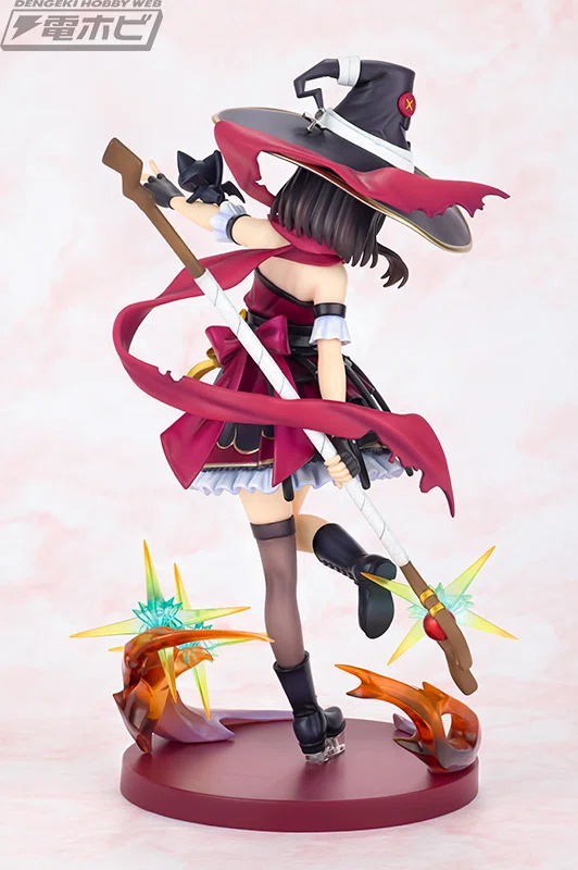 Action figure Megumin dari anime KonoSuba.