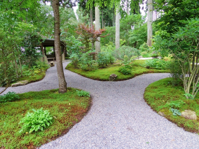 Taman Sanzenin Ohara di Kyoto, Jepang.