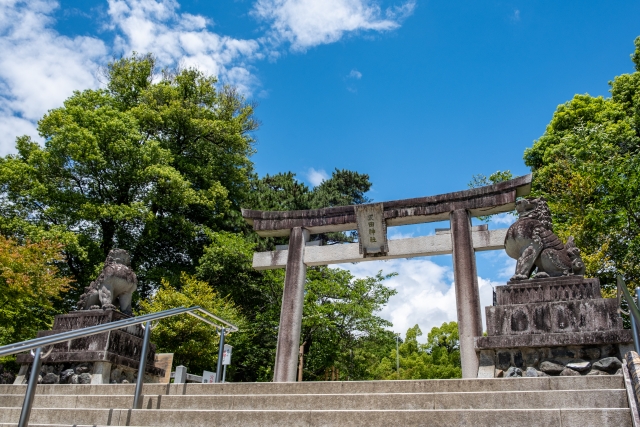 Kuil Takeda di Kota Kofu, ibu kota Prefektur Yamanashi, Jepang.