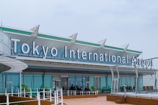 Bandara Haneda di Tokyo, Jepang.