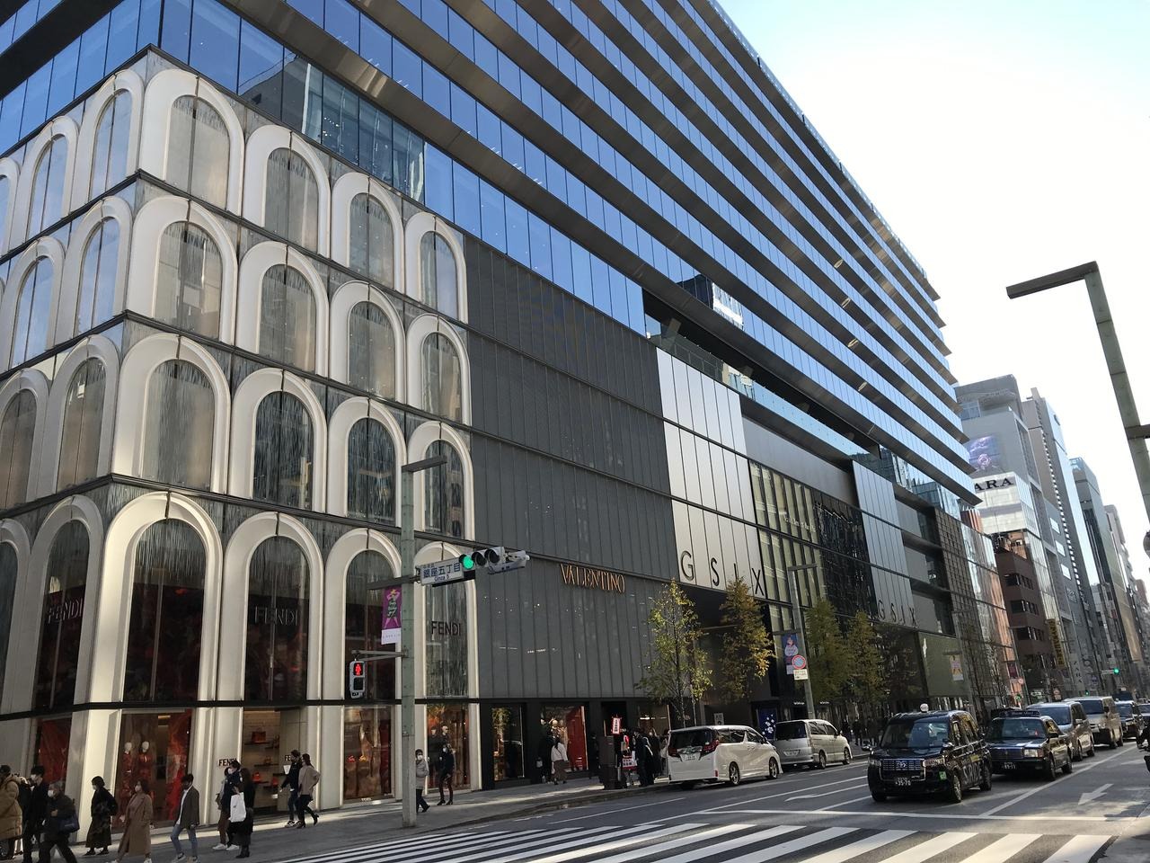 Gedung Ginza Six karya arsitek Jepang, Kenzo Tange.