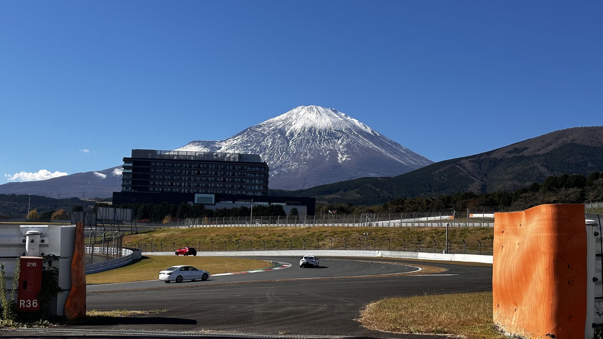 Gunung Fuji dari sisi Prefektur Shizuoka, Jepang.