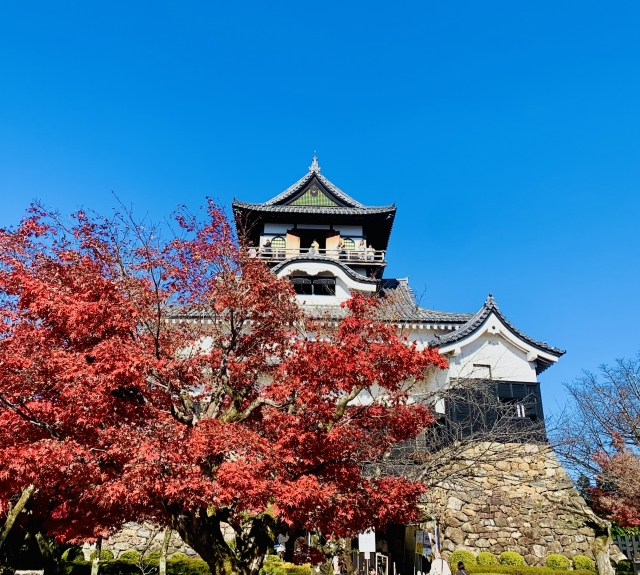 Kastil Inuyama di Prefektur Aichi, Jepang.