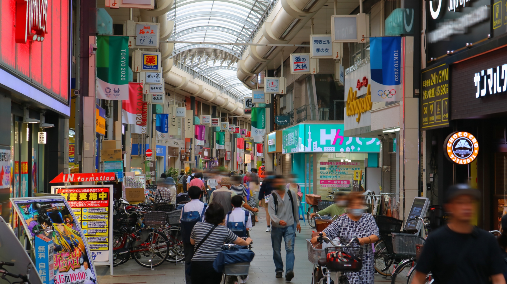 Jujo Ginza Shopping Arcade, shotengai atau shopping street tersembunyi di Tokyo, Jepang.