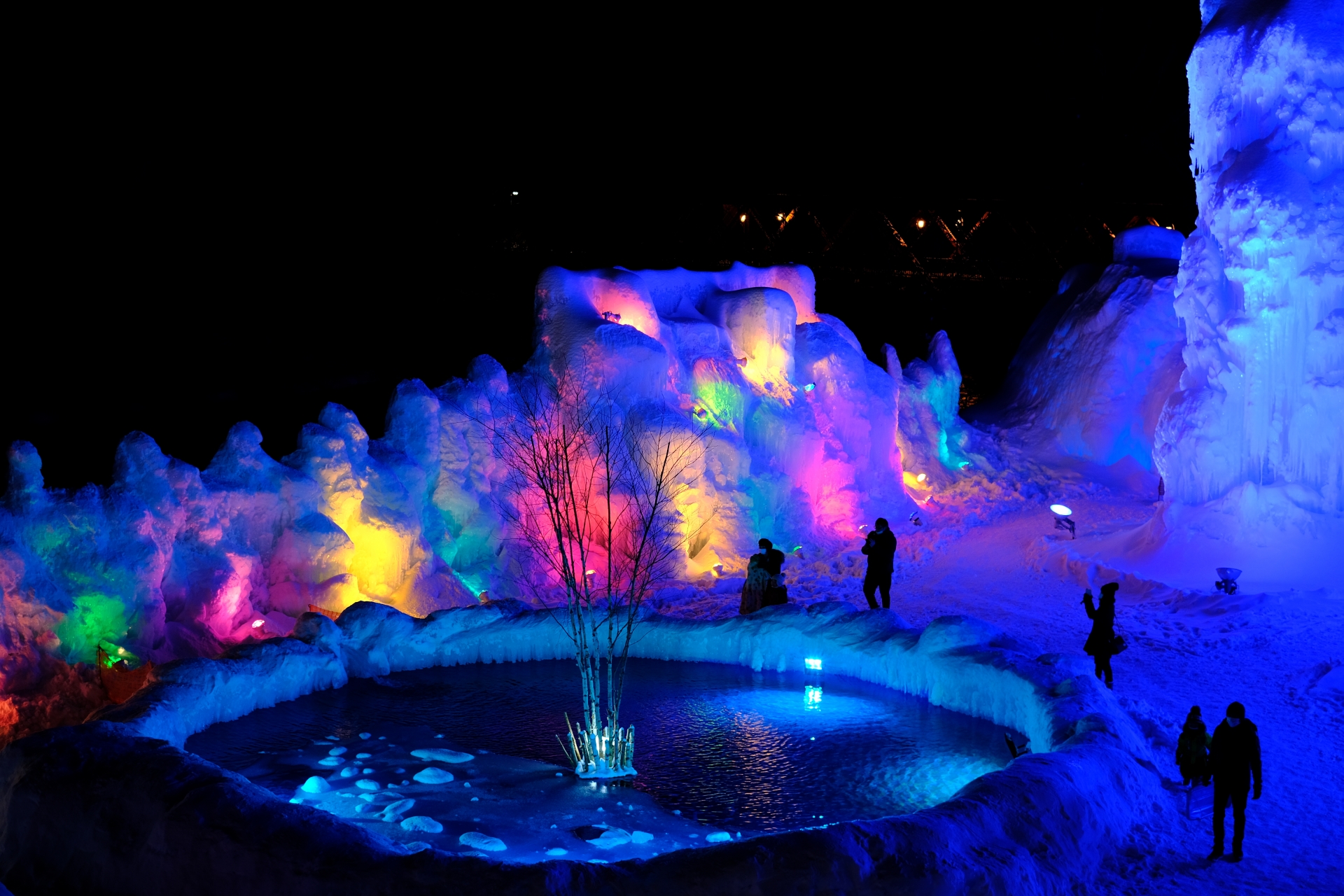 Festival es di Danau Shikotsu, Hokkaido.