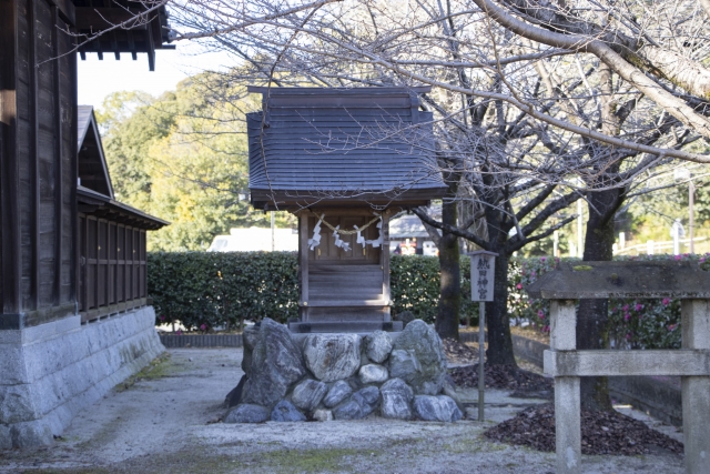 Kuil Shinto Atsuta-ku di Nagoya, Jepang.