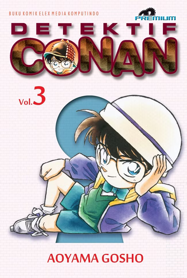 Komik Detektif Conan premium volume 3 dengan kisah makin seru.