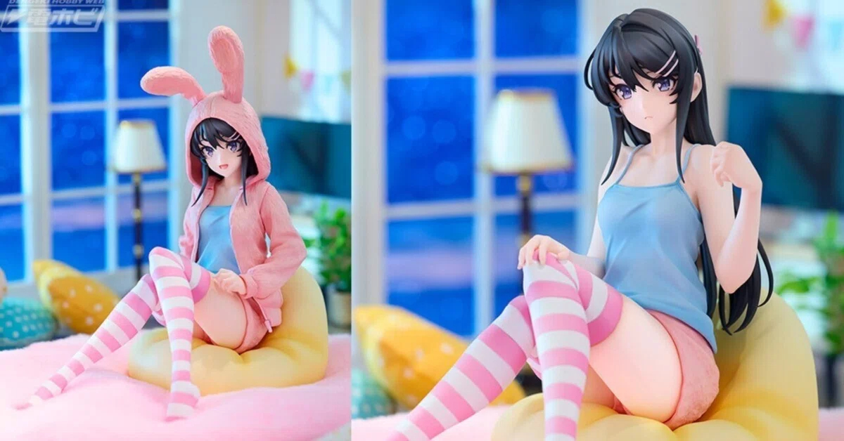 Action figure Mai Sakurajima dari anime Rascal Does Not Dream of Bunny Girl Senpai.