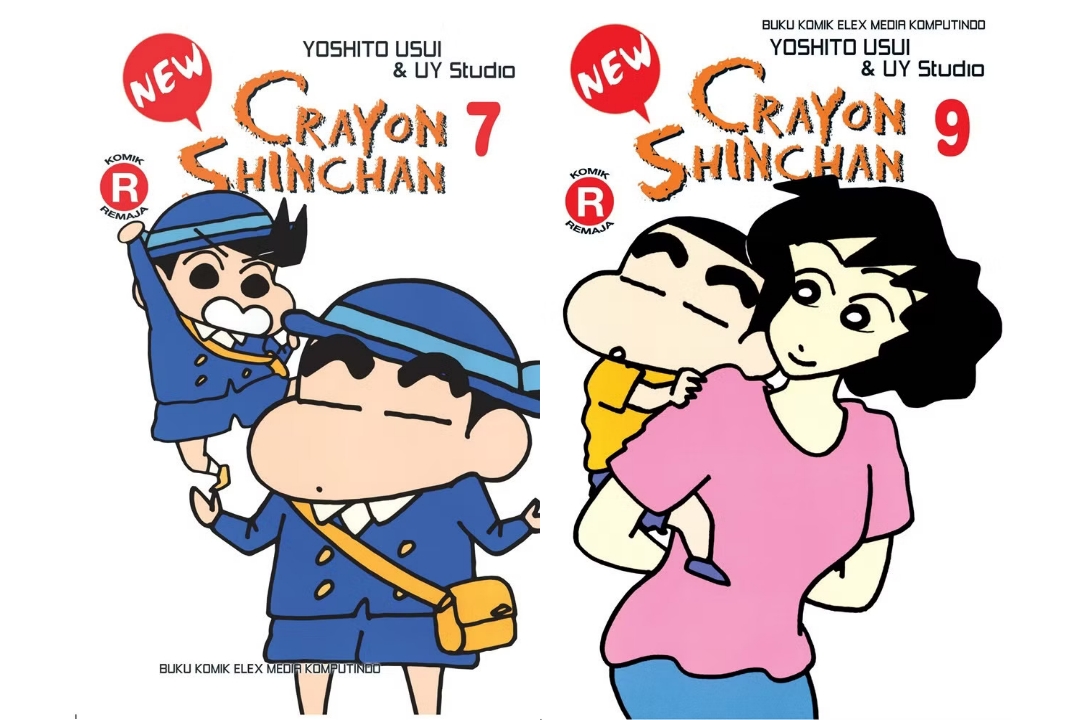 Komik New Crayon Shinchan volume 7-10 penuh cerita lucu. Mulai dari Shiro hilang sampai Himawari ngamuk karena adik bayinya selalu dapat perhatian.