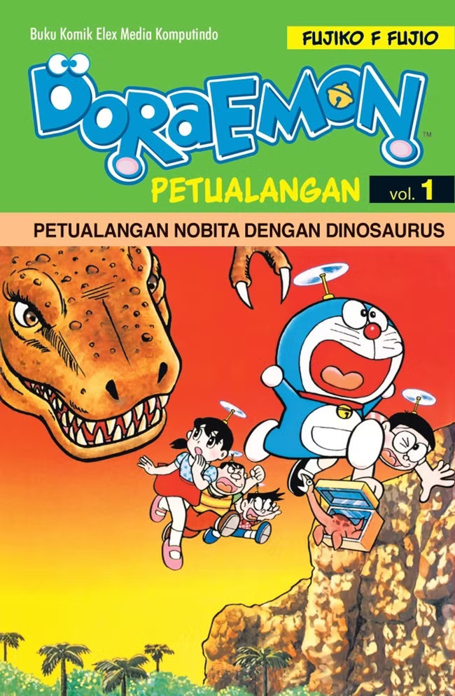 Komik Doraemon Petualangan dengan kisah seru, penuh kejutan, dan menegangkan.