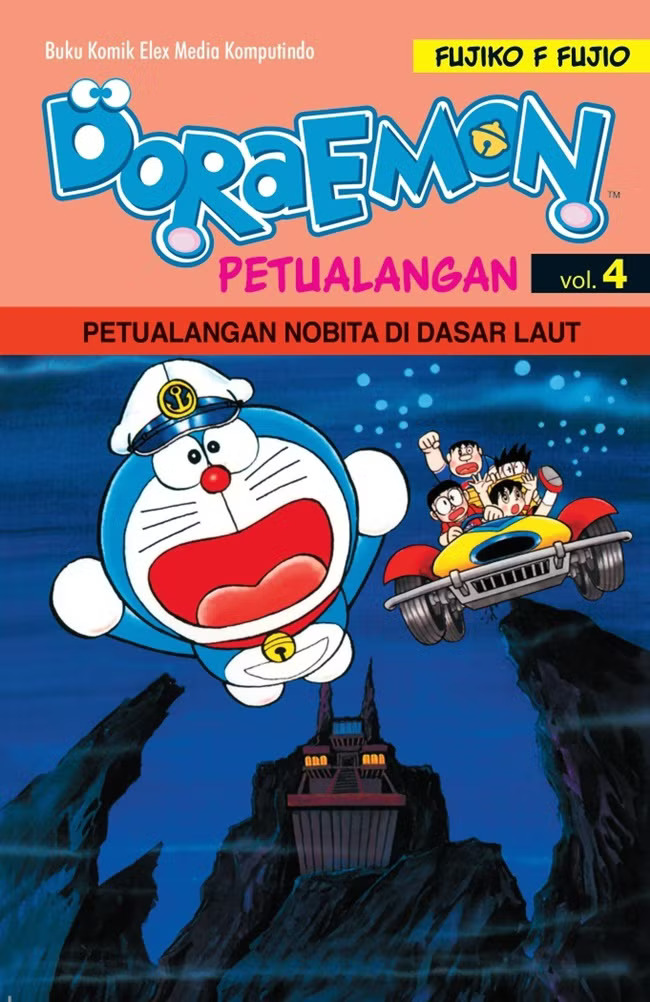 Komik Doraemon Petualangan dengan kisah seru, penuh kejutan, dan menegangkan.