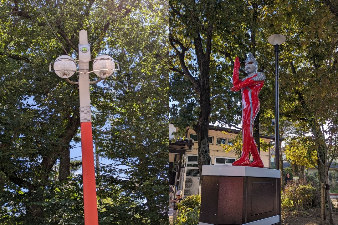 Patung Ultraman Seven di Kota Ultraman Tokyo, Soshigaya-Okura.