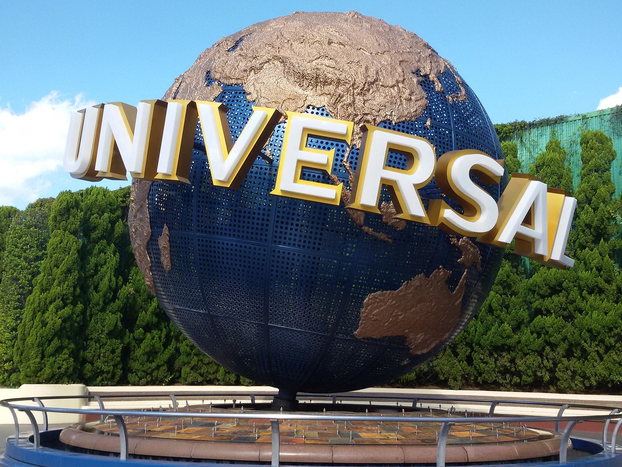 Bola dunia di Universal Studios Japan, Osaka.