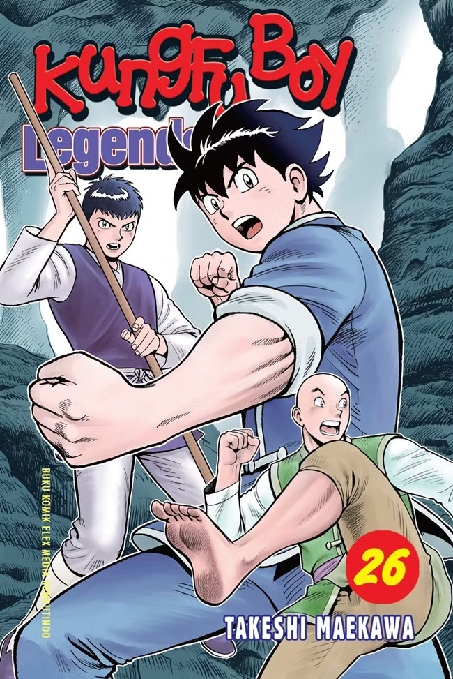 Kungfu Boy Legends karya Takeshi Maekawa mengisahkan petualangan Chinmi, jagoan kungfu, menghadapi musuh dalam perjalannya.