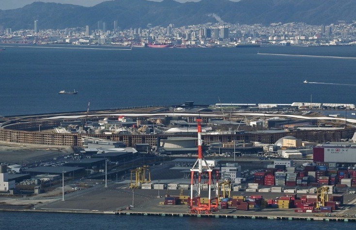 Pulau Yumeshima, lokasi Expo 2025 Osaka yang bakal diadakan pada 13 April-13 Oktober 2025. (Foto ini diambil pada 17/1/2025)