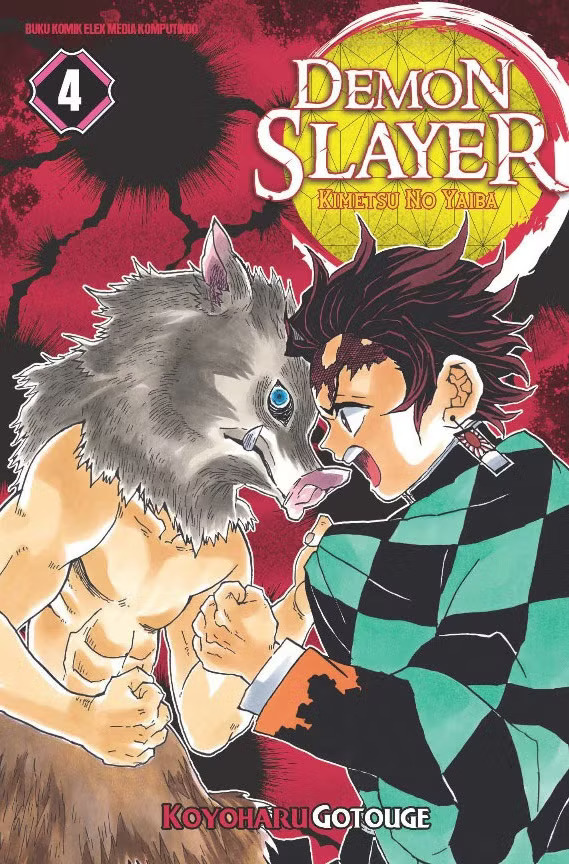 Komik Demon Slayer: Kimetsu no Yaiba mengisahkan Tanjiro Komada melawan iblis dan mengembalikan Nezuko, adiknya, jadi manusia kembali.