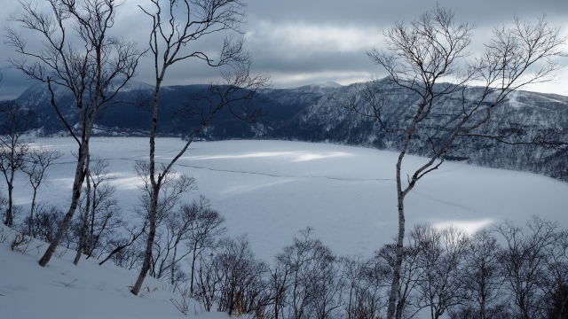 Danau Mashu di Hokkaido, Jepang.