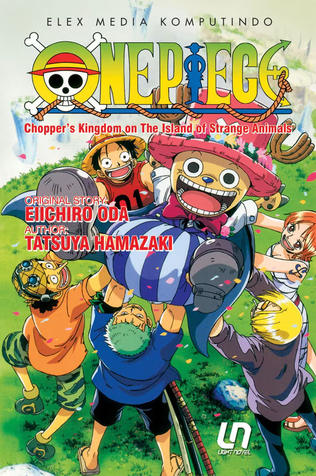 Light novel One Piece tampilkan kisah petualangan Luffy dan Kru Topi Jerami yang semakin seru.