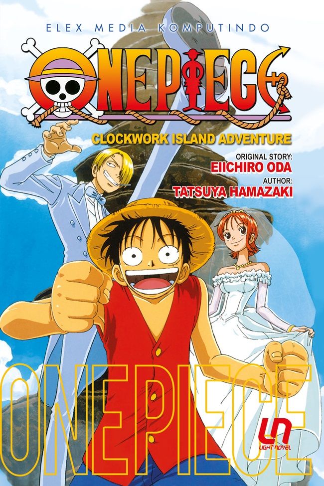 Light novel One Piece tampilkan kisah petualangan Luffy dan Kru Topi Jerami yang semakin seru.