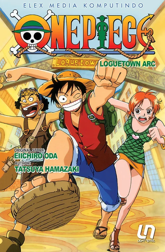 Light novel One Piece tampilkan kisah petualangan Luffy dan Kru Topi Jerami yang semakin seru.