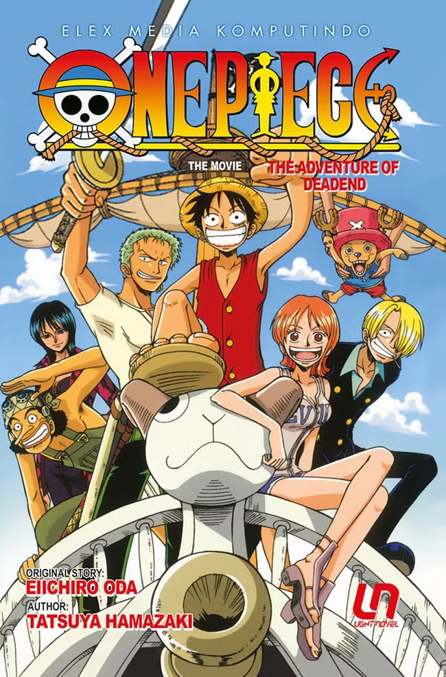 Light novel One Piece tampilkan kisah petualangan Luffy dan Kru Topi Jerami yang semakin seru.