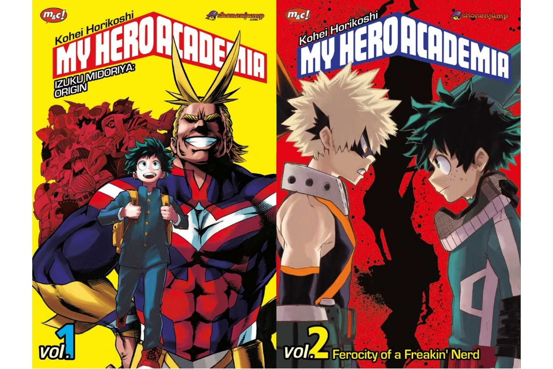 Komik My Hero Academia mengisahkan perjalanan Izuku Midoriya, anak tanpa quirk hingga calon pahlawan, di My Hero Academia.