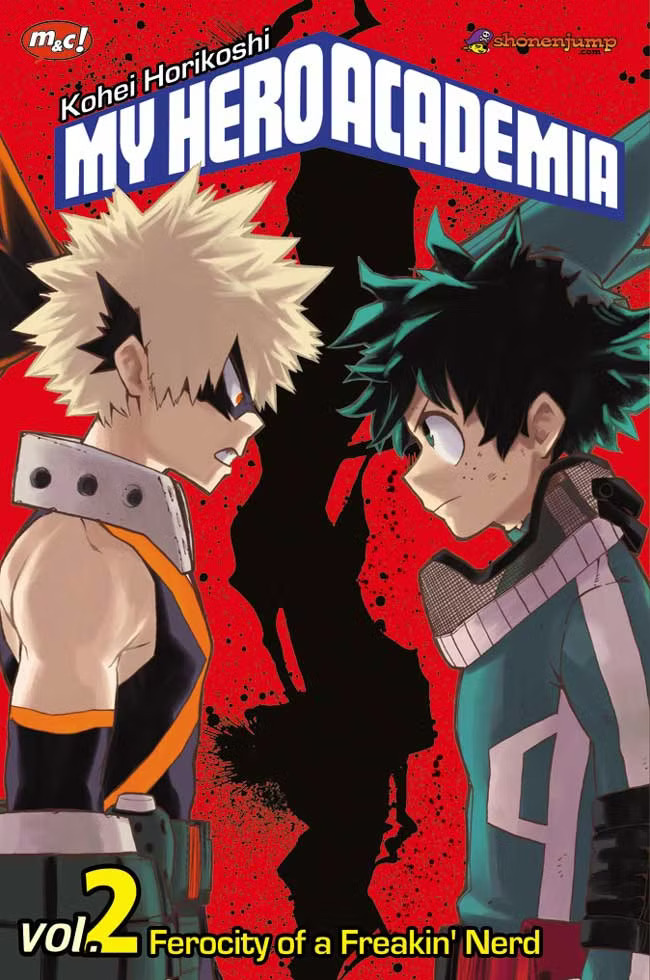 Komik My Hero Academia mengisahkan perjalanan Izuku Midoriya, anak tanpa quirk hingga calon pahlawan, di My Hero Academia.