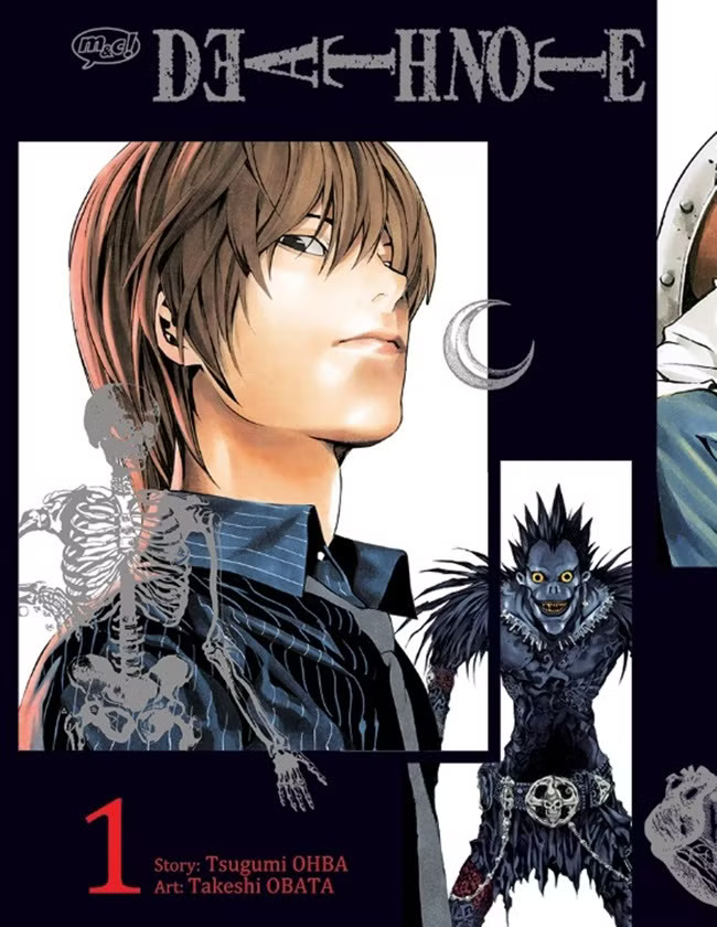 Komik Death Note menceritakan Light Yagami (Kira) yang menghilangkan nyawa menggunakan Death Note.