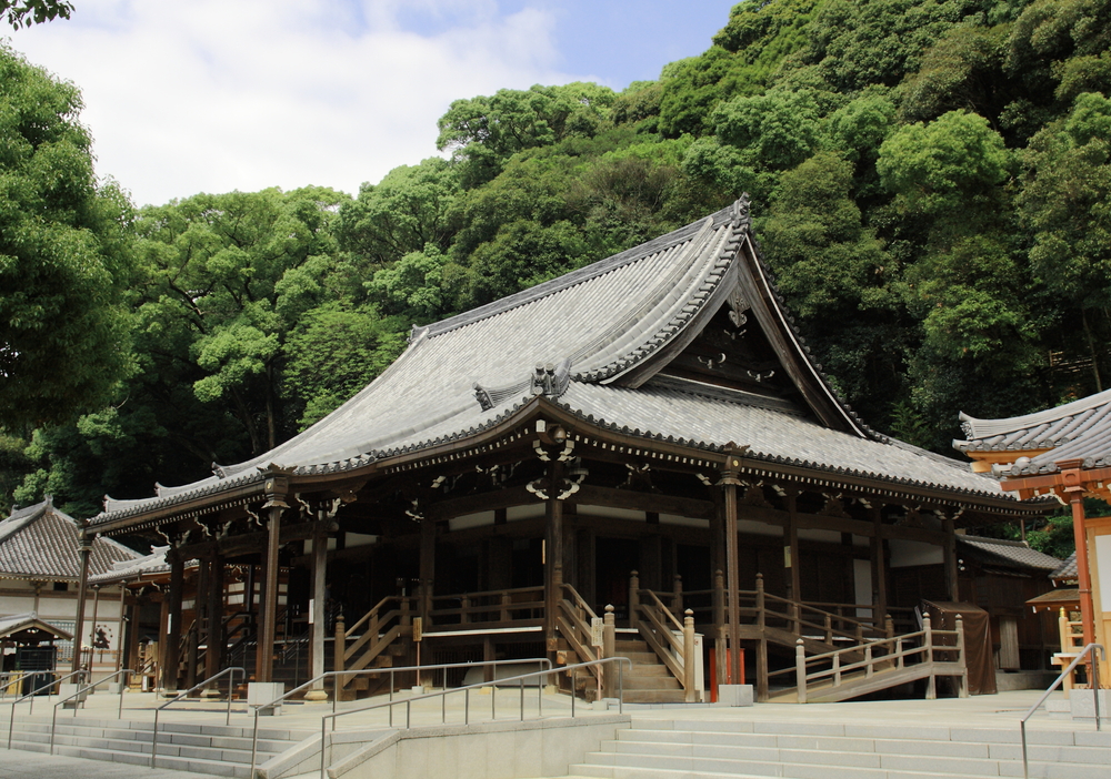 Suma-dera, tempat terbaik untuk menikmati sakura di Kobe, Jepang.