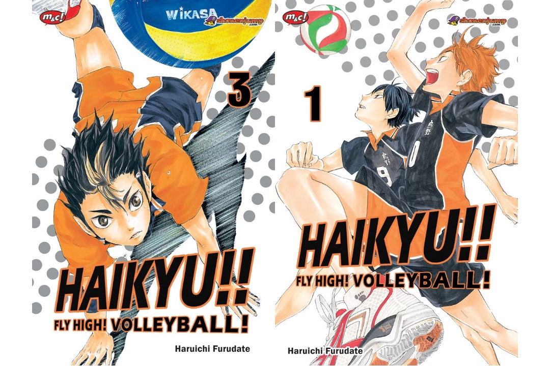 Komik Haikyu mengisahkan perjuangan pemain voli SMA menjadi yang terbaik.